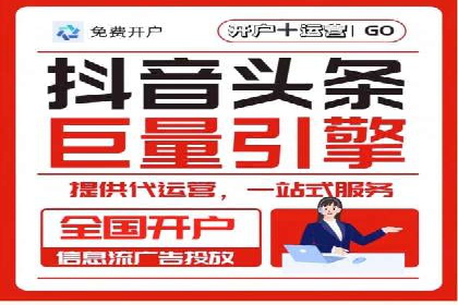 行业领先企业背后的信息流代运营案例